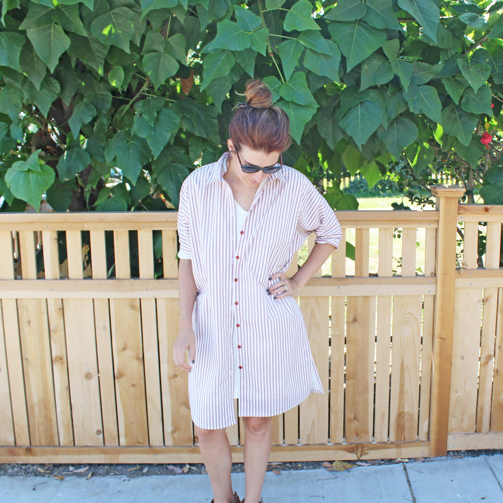 How I Created The Mauve Shirt Dress {The Flora Modiste Sewing Projects} | The Flora Modiste How I Created The Mauve Shirt Dress {The Flora Modiste Sewing Projects} | The Flora Modiste