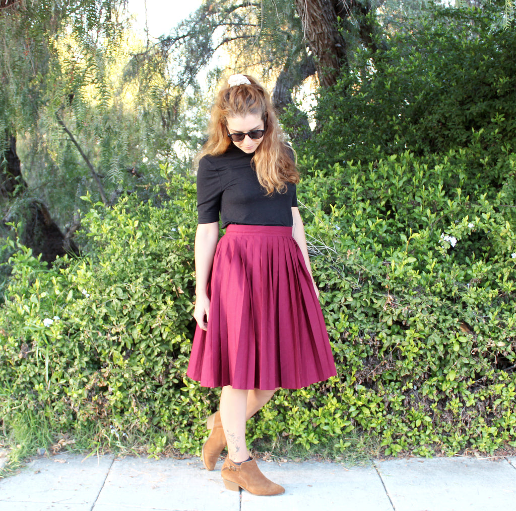 The Emma Skirt How To Sew Pleats Featured Image