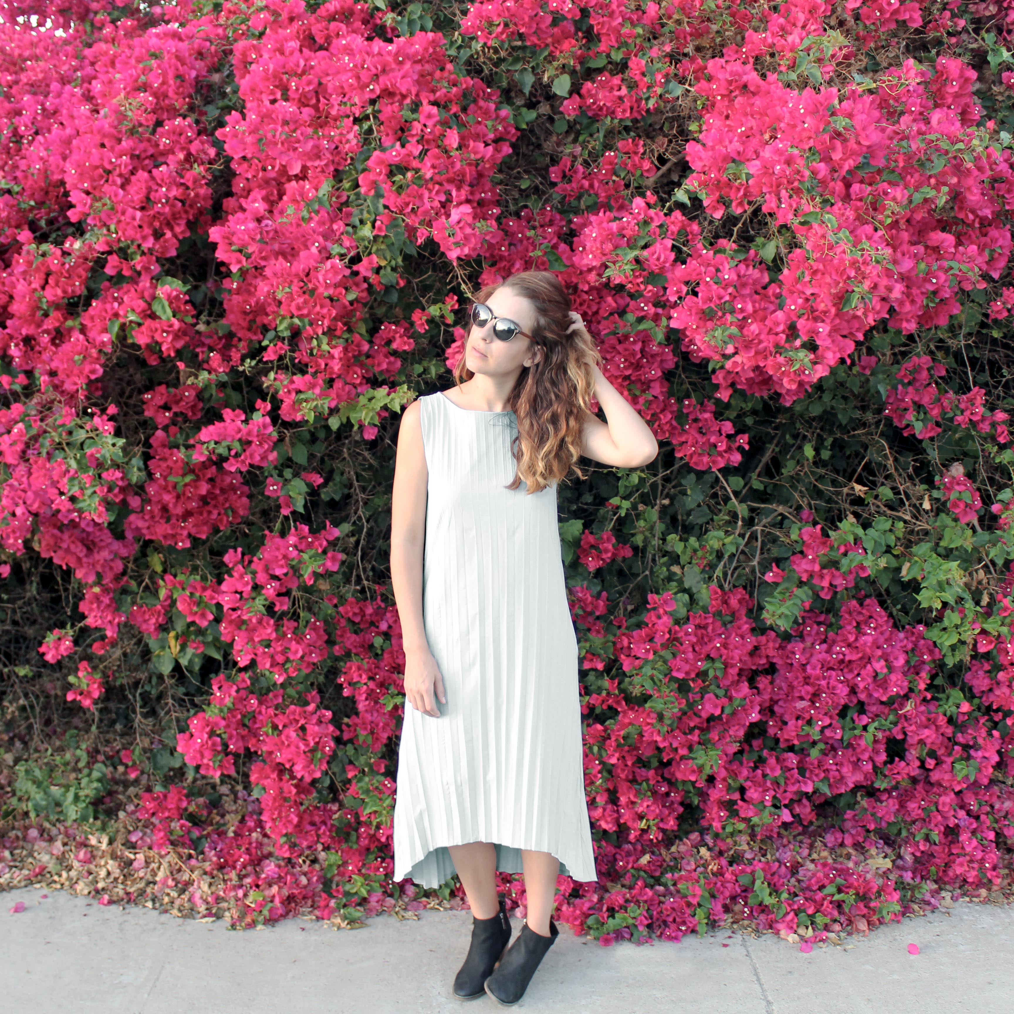 How I Created The Michele Chevron Pleated Dress The Flora Modiste Sewing Projects The Flora Modiste
