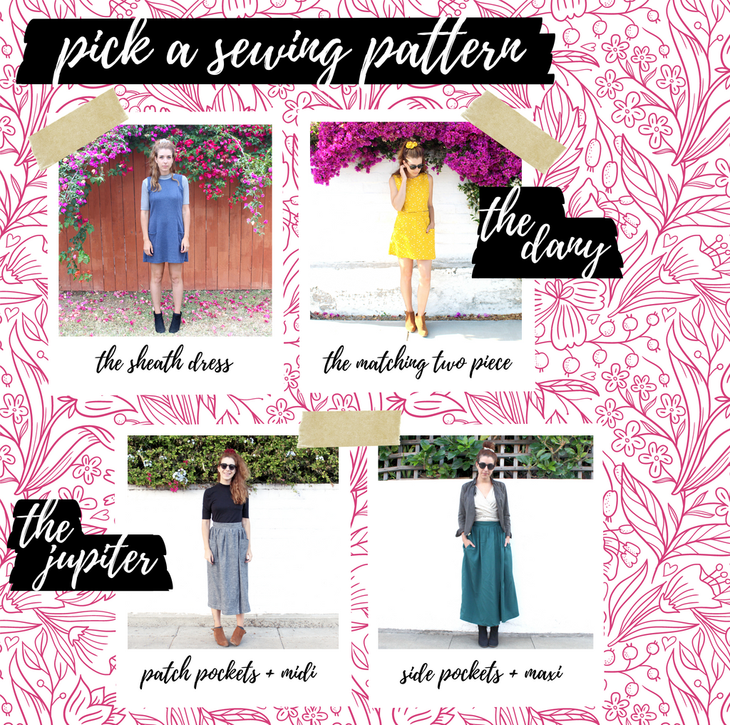 First things first--pick a sewing pattern!