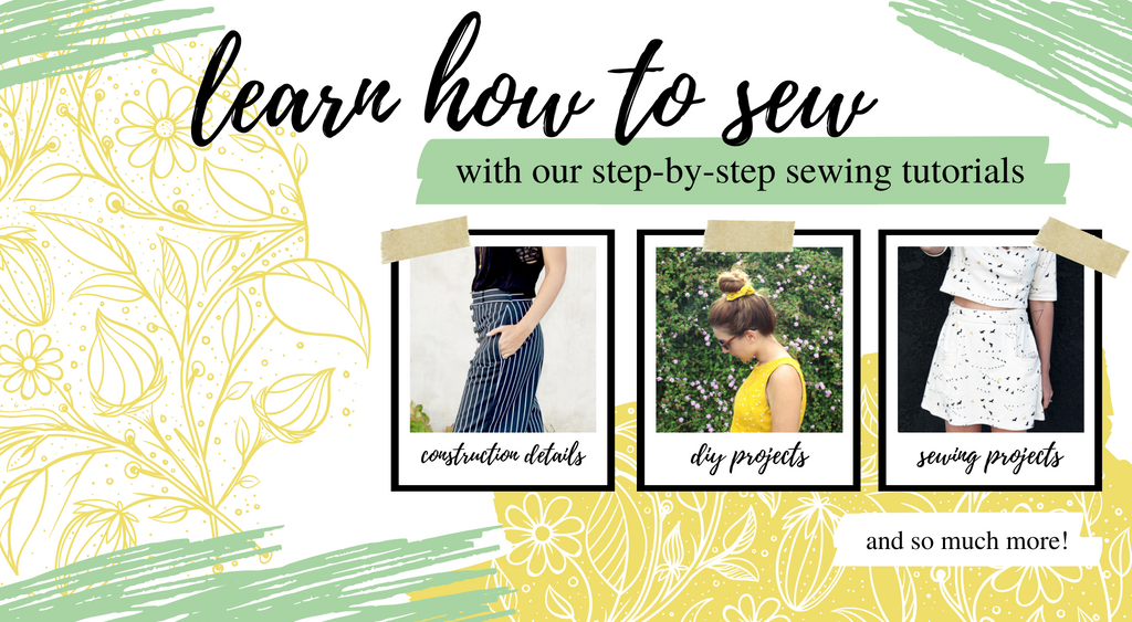 Learn how to sew with our step-by-step sewing tutorials